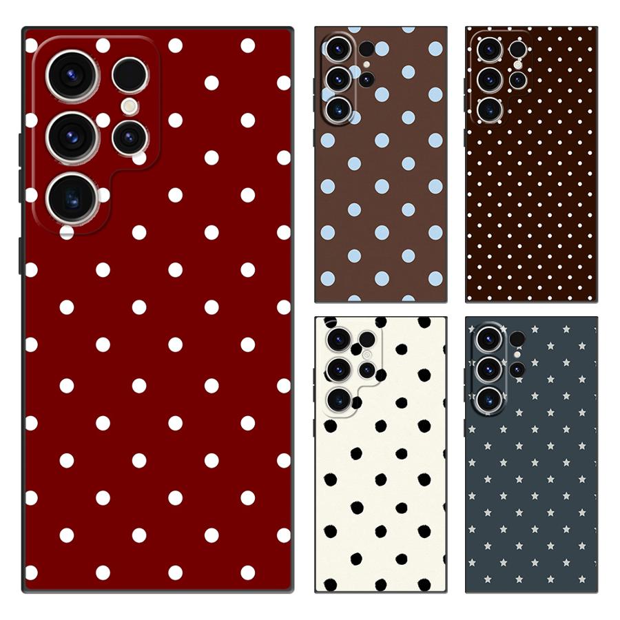 Samsung Galaxy S24 - Capa de Telefone Retro com Poás