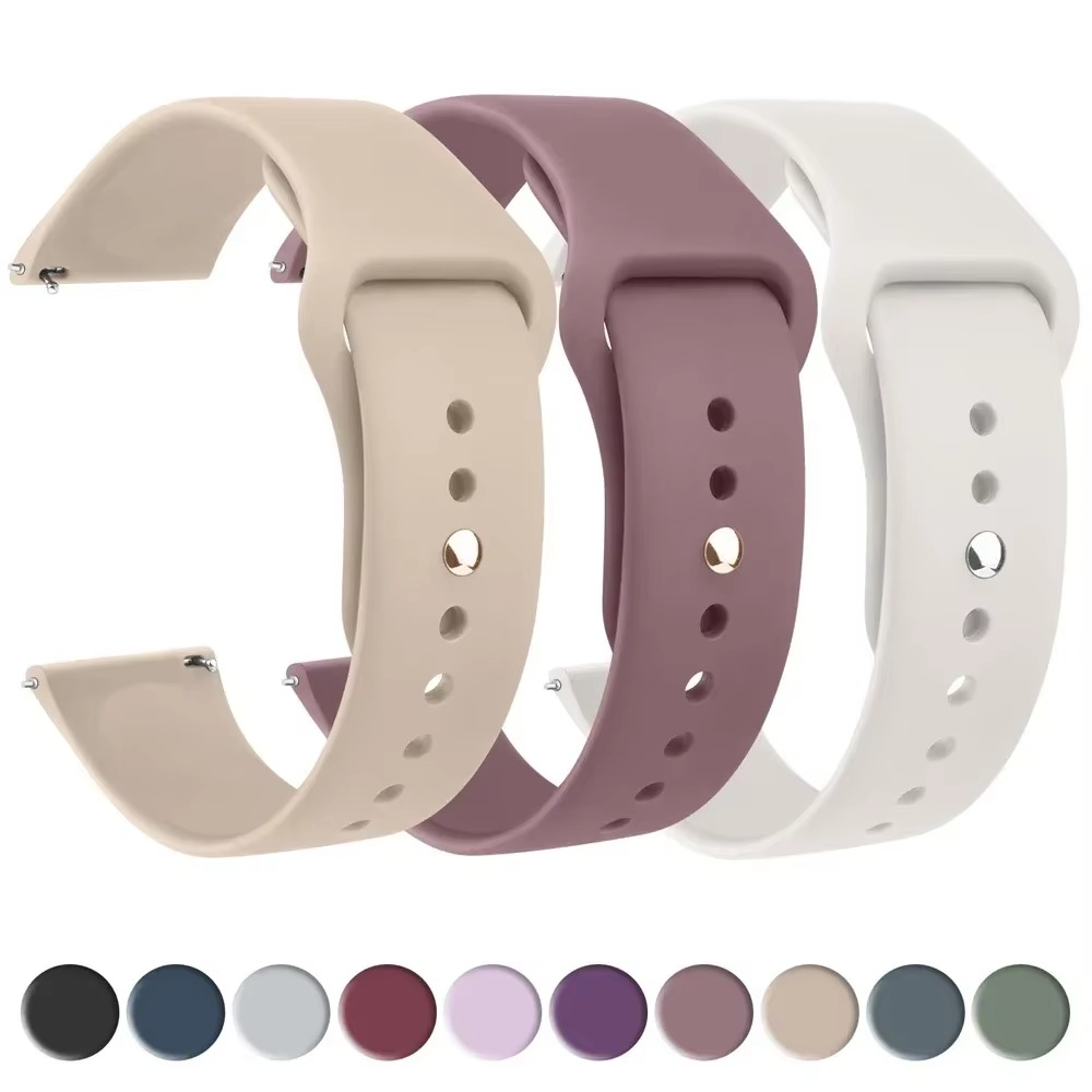 Titan Smartwatch Accessories - Pulseira de silicone de 18 mm