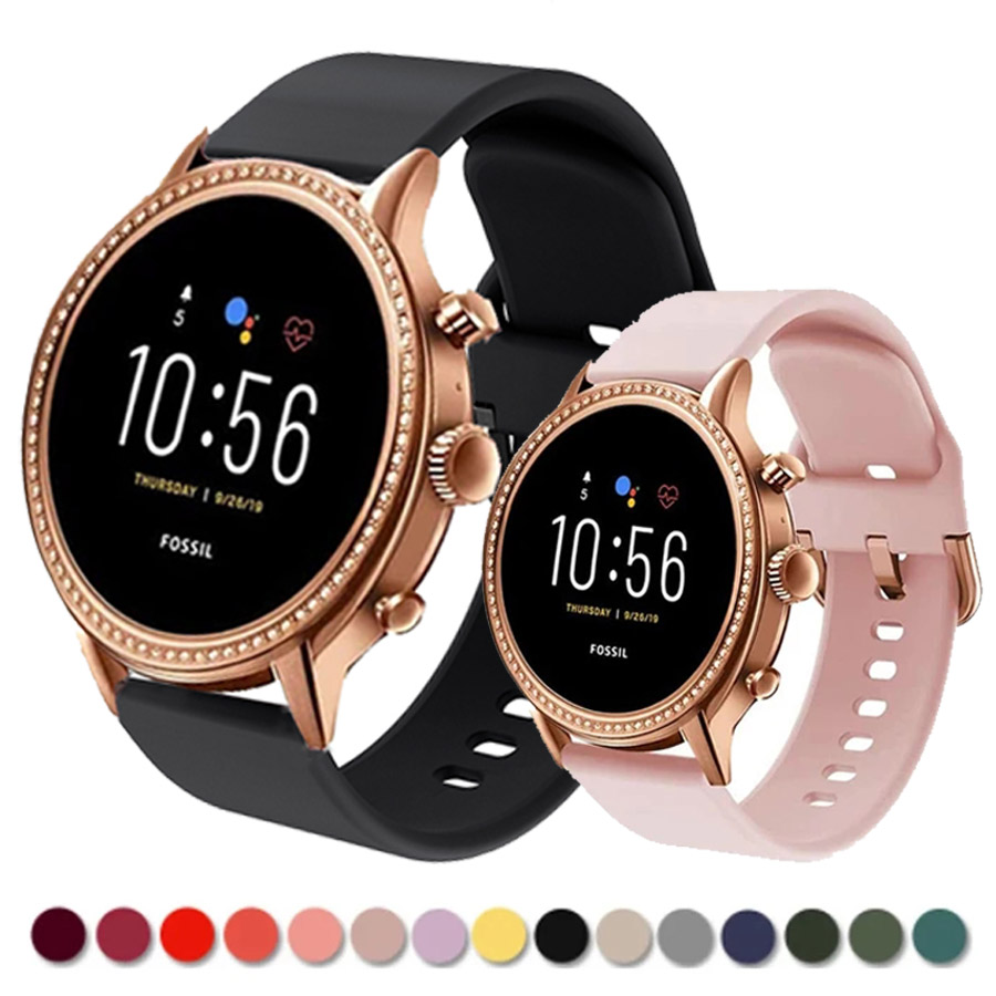 Fossil Smartwatch Accessories - Pulseira de silicone para fossil feminino