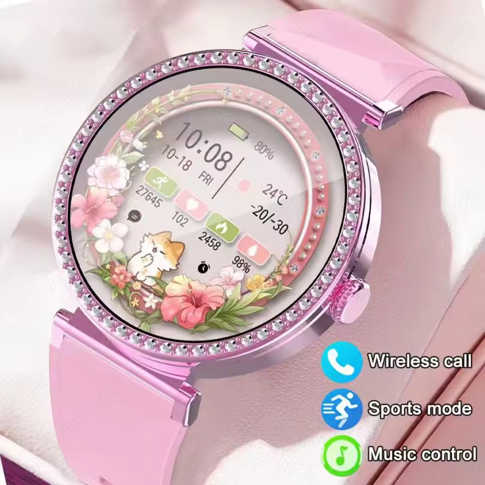 Smartwatch X12 - Smartwatch de Luxo Feminino com Lembrete