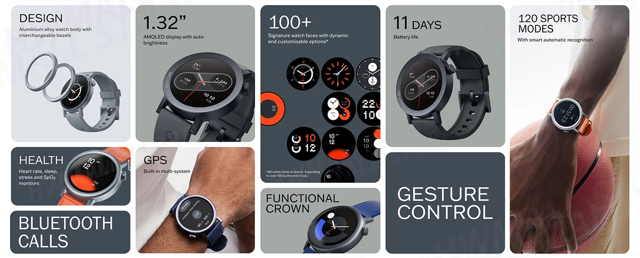 CMF Watch Pro 2, ecrã AMOLED d - Smartwatch X12 avaliação e preço