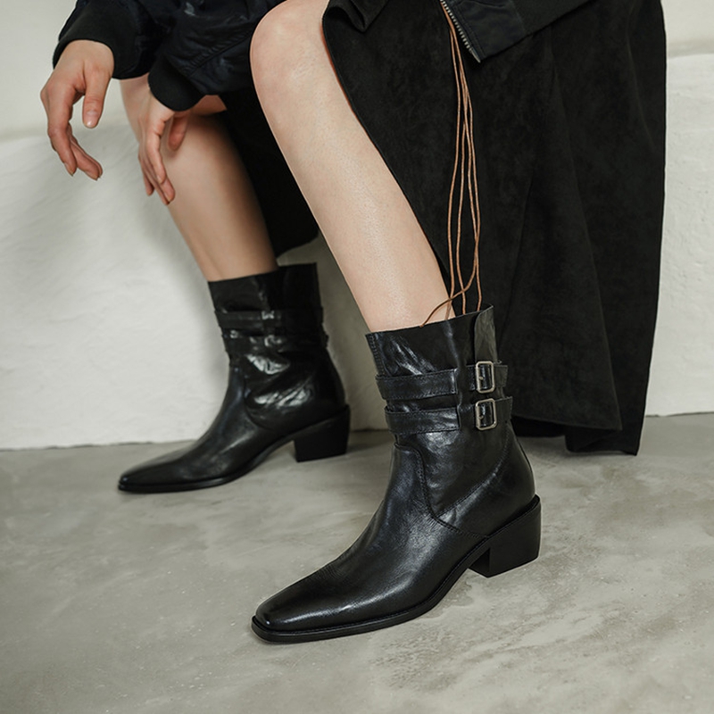 NOVAS Botas Femininas de Outon - Leather Classic Strap avaliação e preço