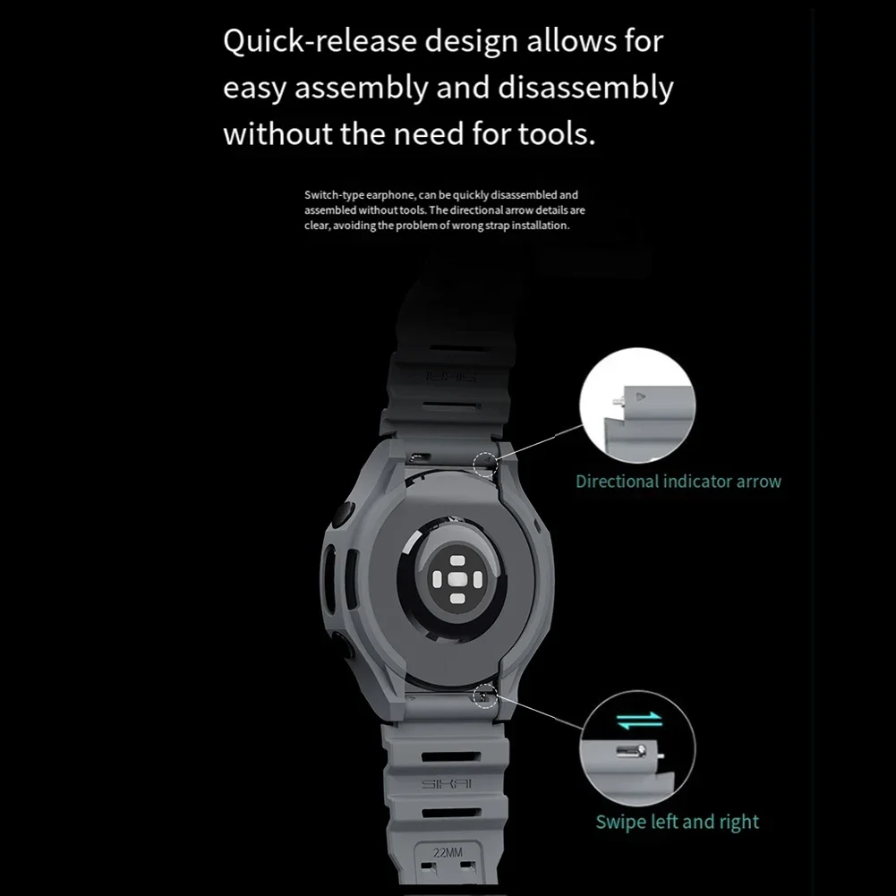 Correias de silicone para sams - Samsung Smartwatch Accessories avaliação e preço