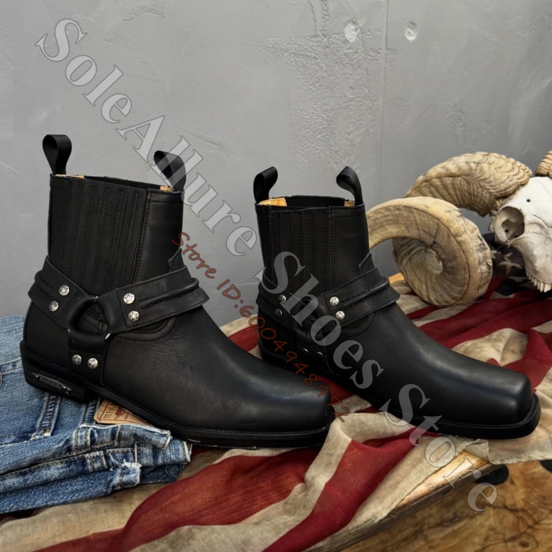 Botas de cano curto masculinas - Leather Classic Strap avaliação e preço