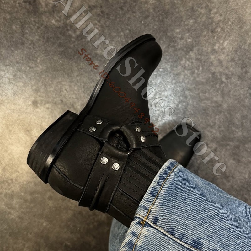Botas de cano curto masculinas - Leather Classic Strap avaliação e preço