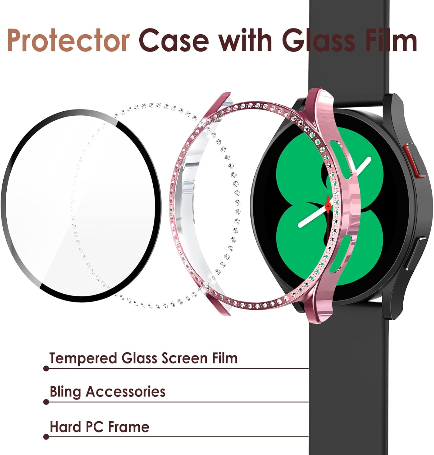 Capa para samsung galaxy watch - Samsung Smartwatch Accessories avaliação e preço