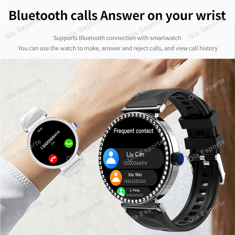 Smartwatch de Luxo Feminino co - Smartwatch X12 avaliação e preço