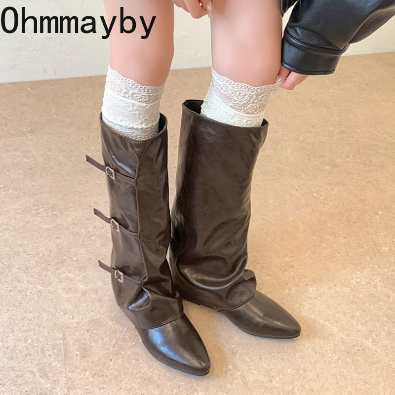 Botas Femininas de Couro Cano  - Leather Classic Strap avaliação e preço