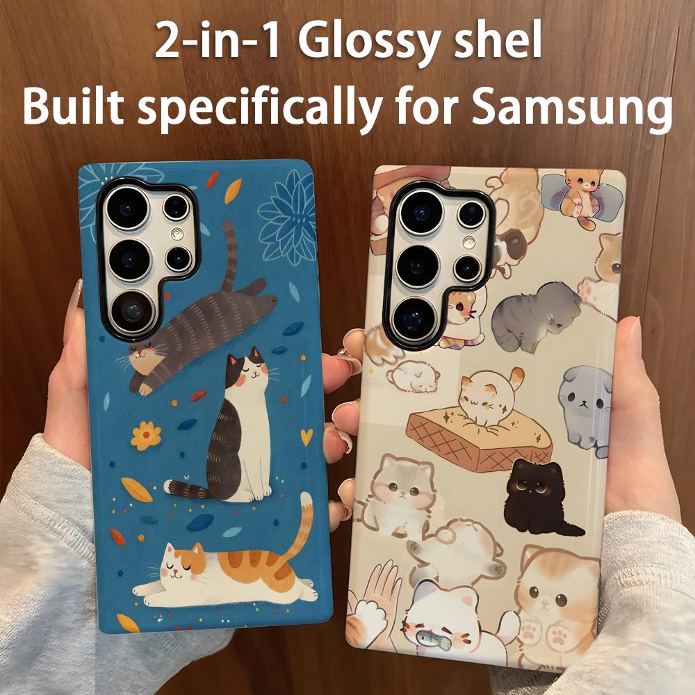 Capa de telefone gato fofo 2 e - Samsung Galaxy S24 avaliação e preço