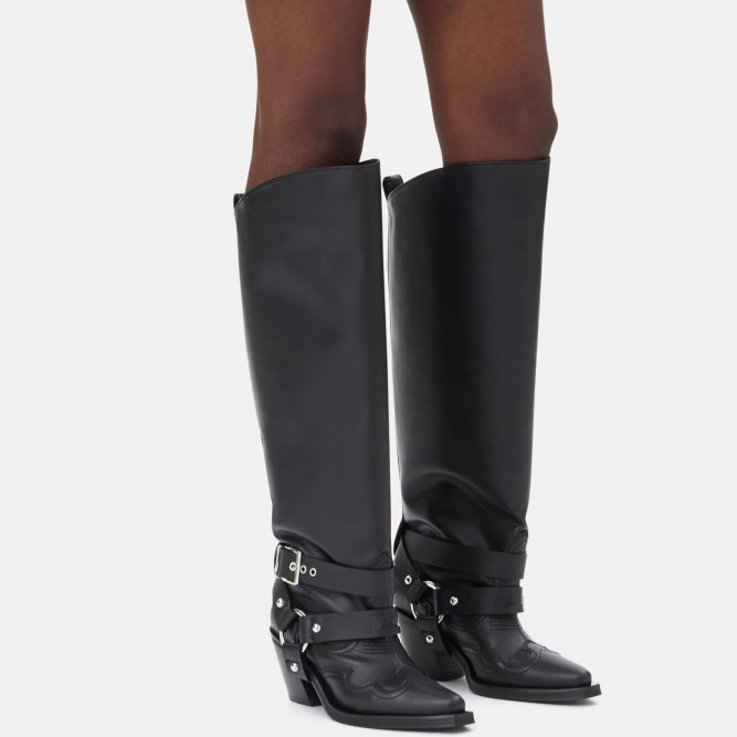 Botas de cowboy altas de couro - Leather Classic Strap avaliação e preço