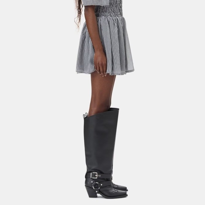 Botas de cowboy altas de couro - Leather Classic Strap avaliação e preço