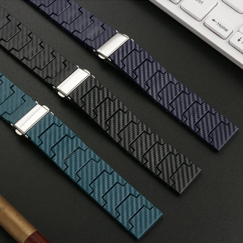 Banda de Fibra de Carbono para - Titan Smartwatch Accessories avaliação e preço