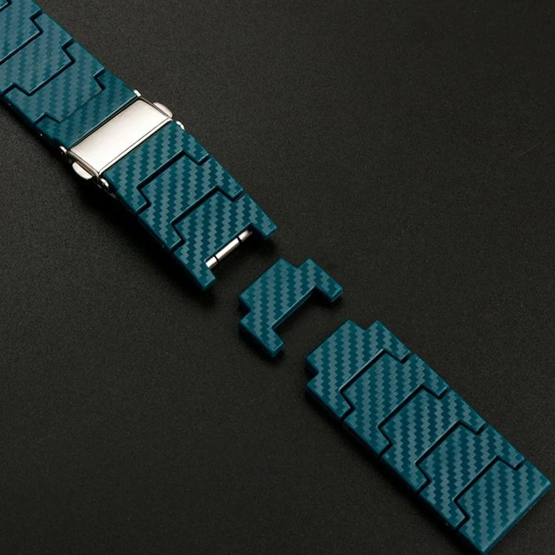 Banda de Fibra de Carbono para - Titan Smartwatch Accessories avaliação e preço